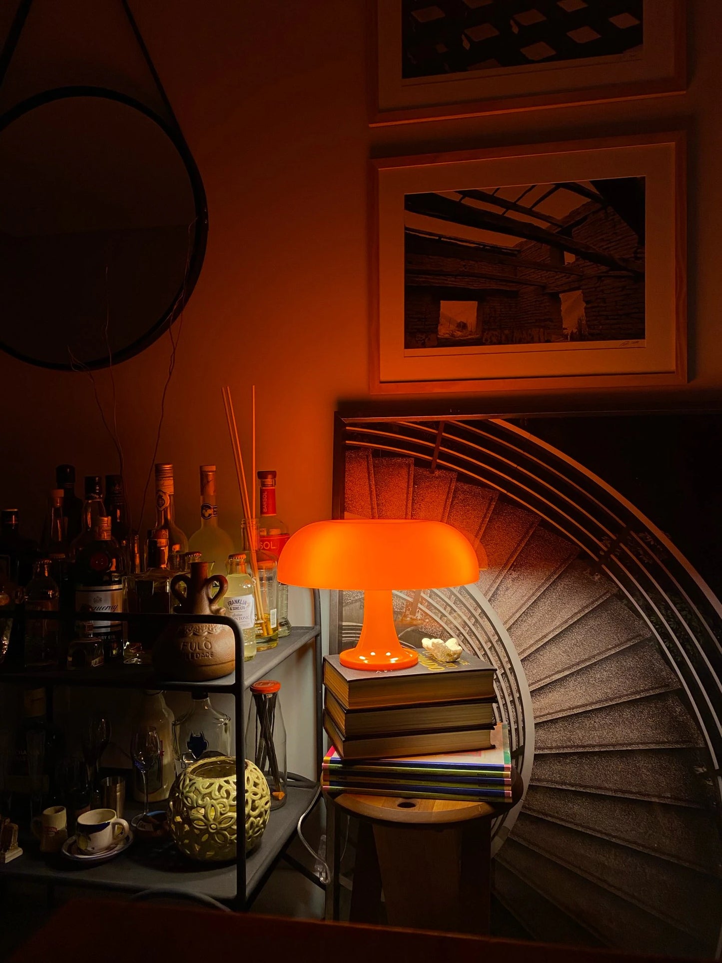 Mushroom Table Lamp - Vellum Venture
