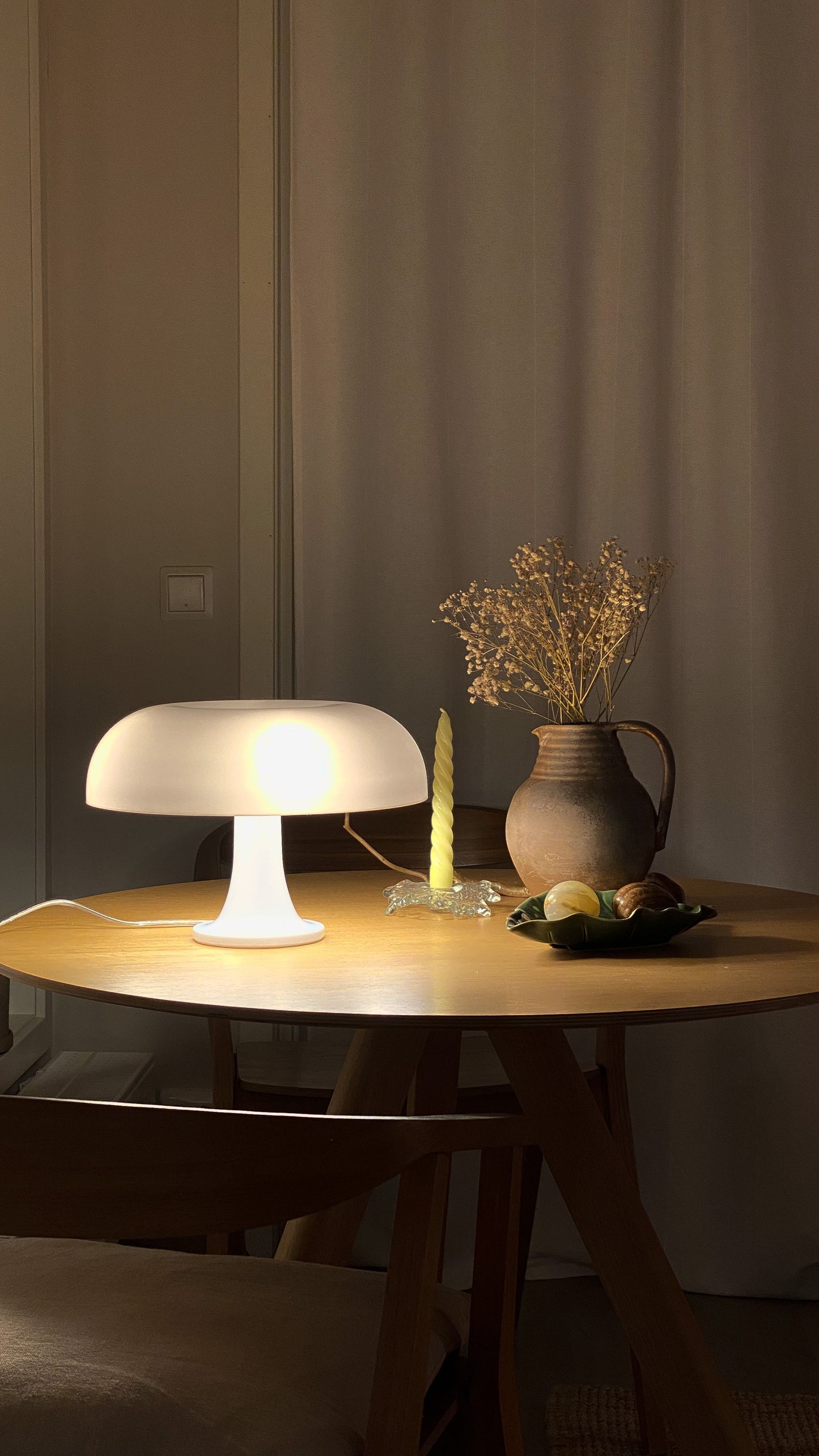 Mushroom Table Lamp - Vellum Venture