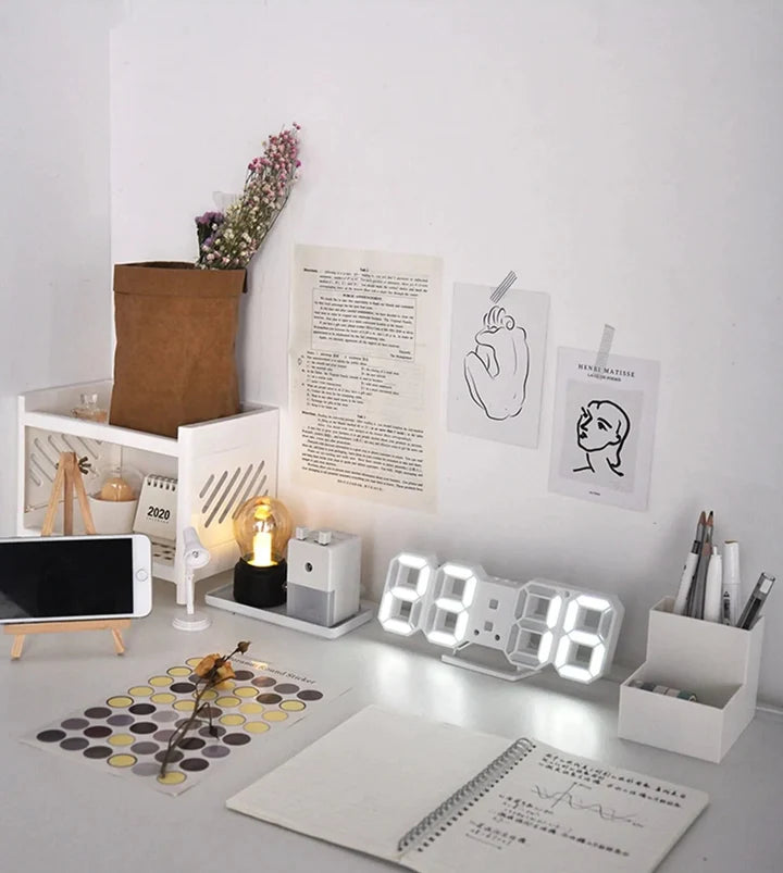 Digital Wall Clock - Vellum Venture